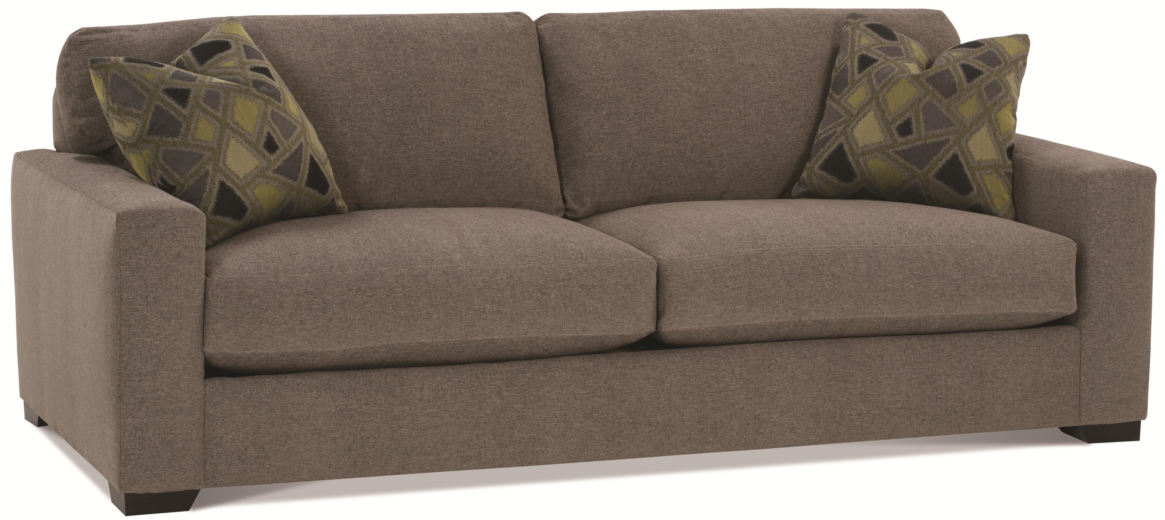 Rowe Dakota Two Cushion Contemporary Sofa AHFA Sofas